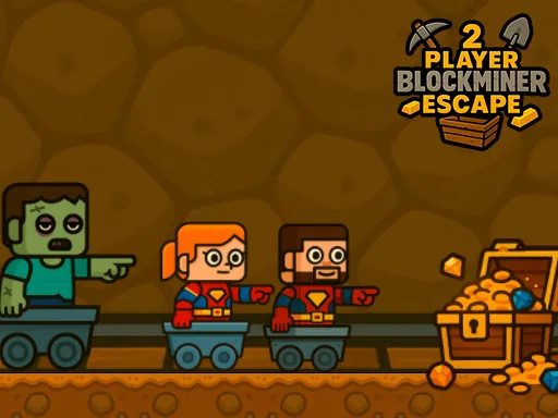 2 Player BlockMiner Escape