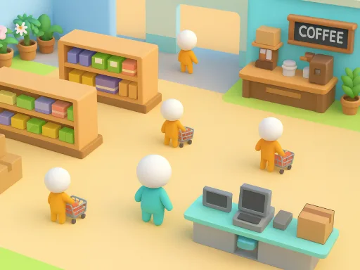 Big Supermarket Simulator