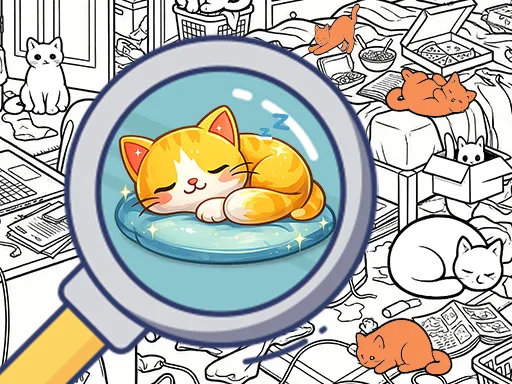 Find the Kitten: Spot the Cat