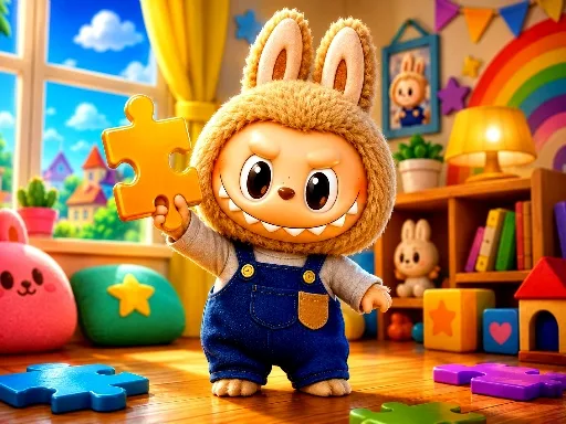 Labubu Jigsaw Puzzle Time
