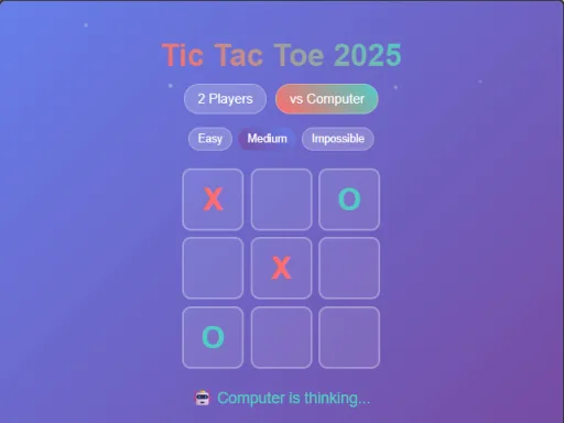 Tic Tac Toe 2025