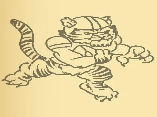Tiger Coloring Book