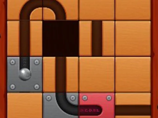Unroll Ball Slide Puzzle