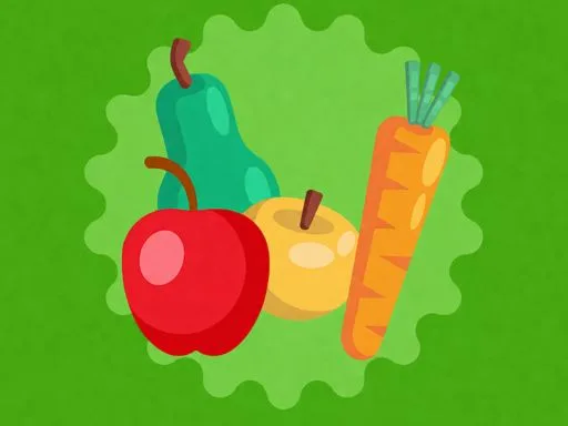Vegetable Spelling Puzzle